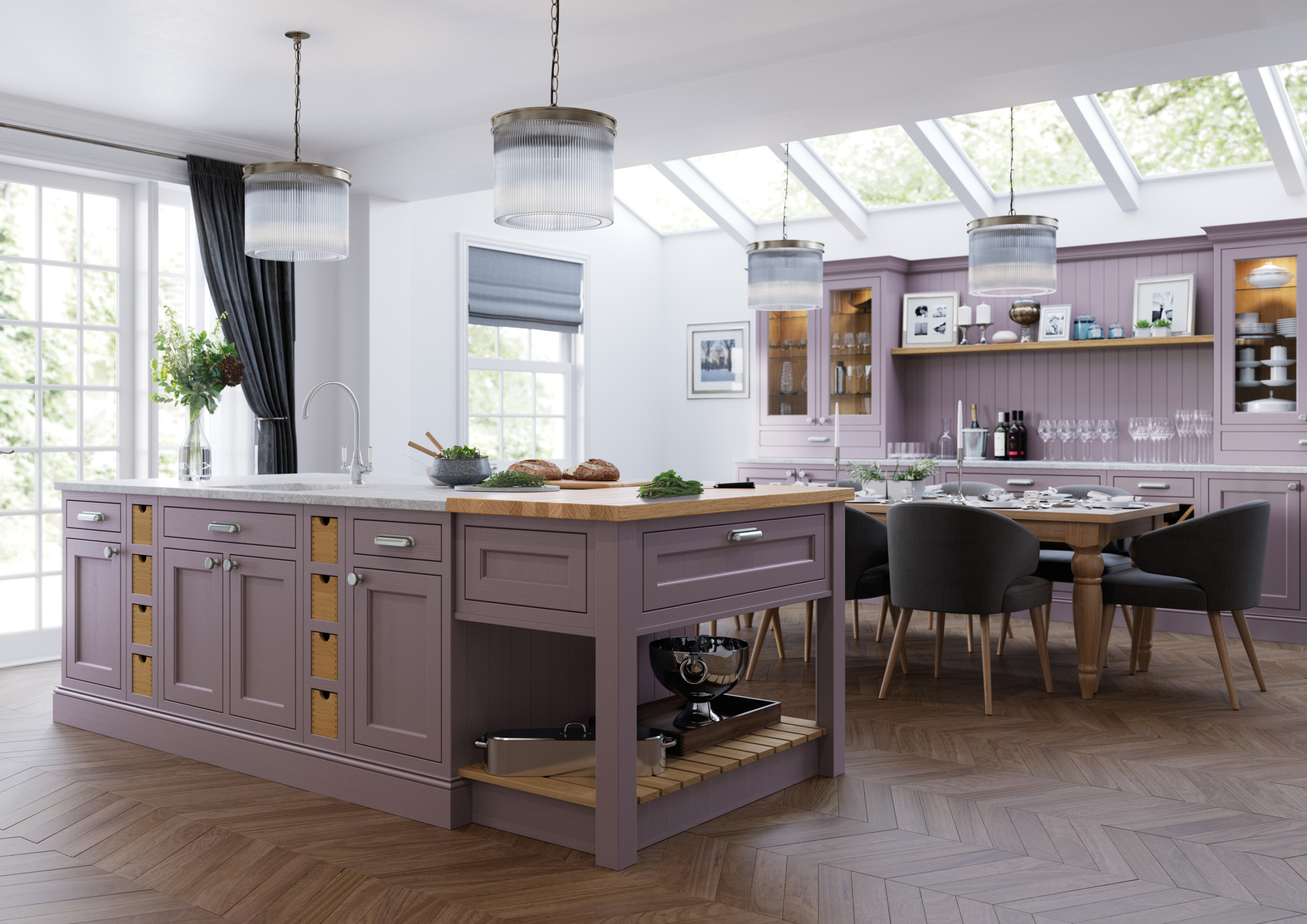 Belgravia Lavender Gray and Cashmere