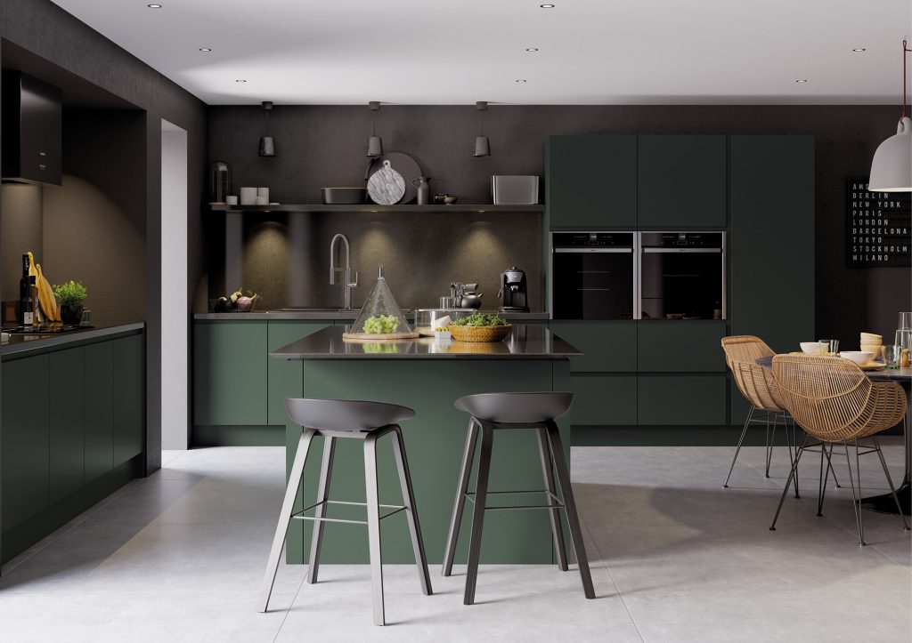 Strada Matte Deep Forest Kitchen