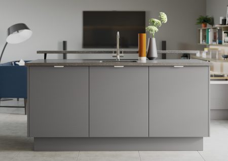 Tavola Shell and Dust Grey Kitchen