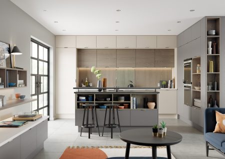 Tavola Shell and Dust Grey Kitchen