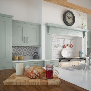 Clonmel Light Oak and Painted Kitchen