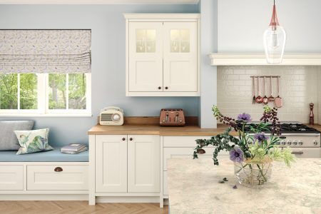 Wakefield Porcelain and Pantry Blue Kitchen