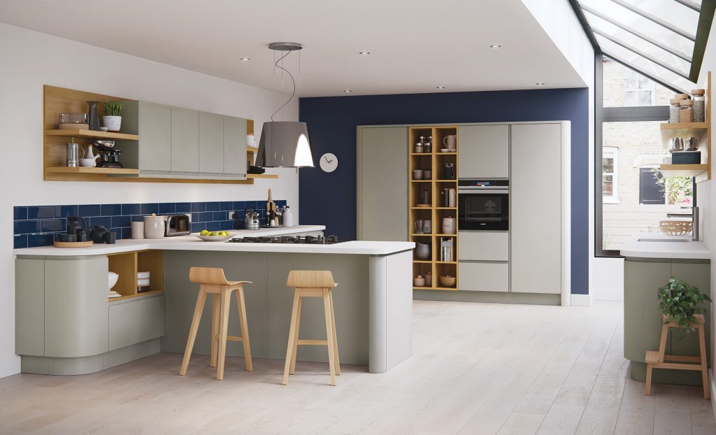 Strada Matte Stone Painted Kitchen