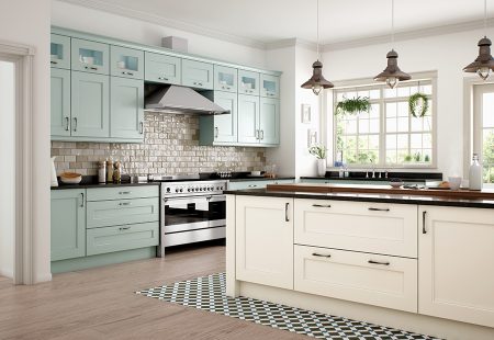 Wakefield Painted Ivory & Powder Blue Kitchen