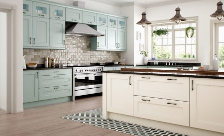 Wakefield Painted Ivory & Powder Blue Kitchen