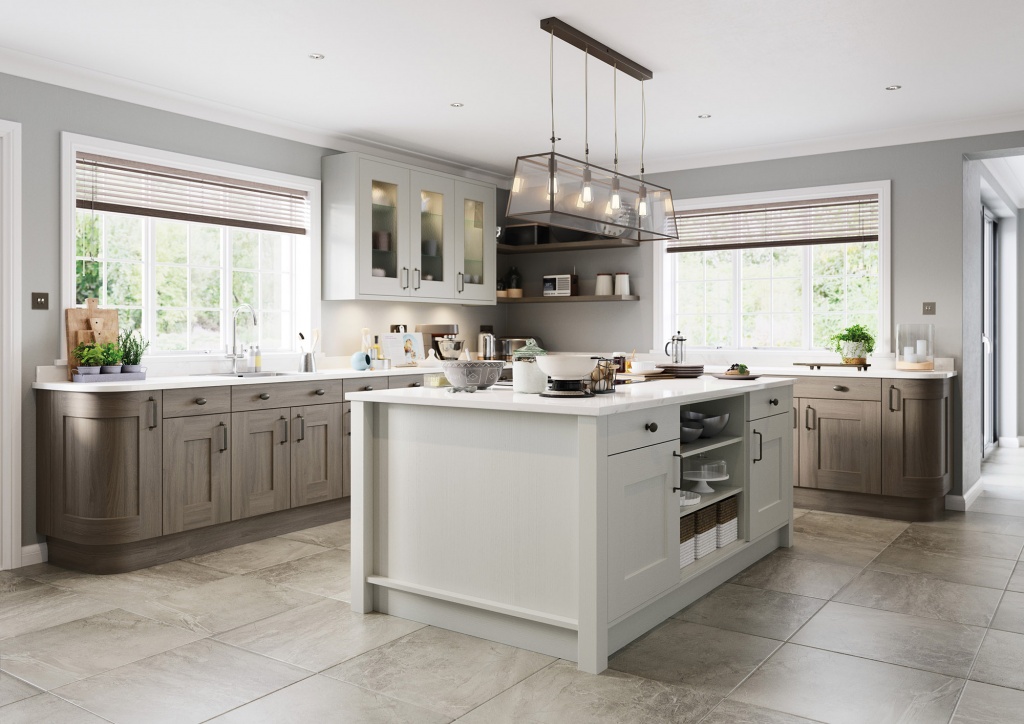 Clonmel Light Grey and Anthracite Kitchen