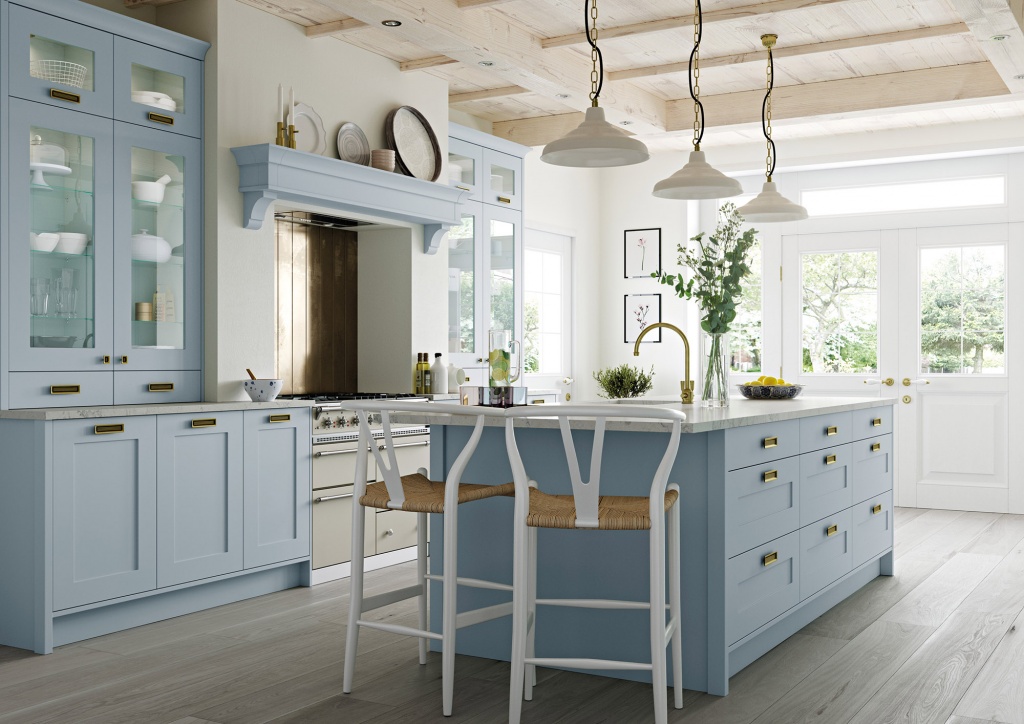 Georgia Pantry Blue Kitchen