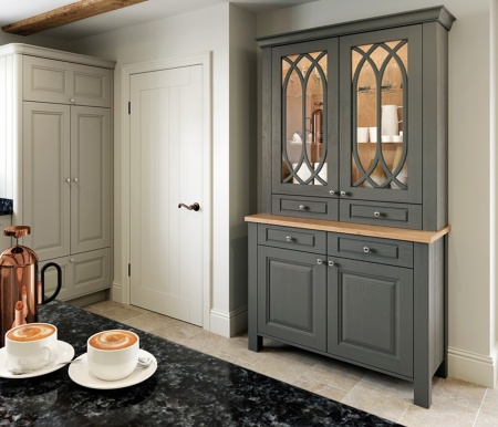 Jefferson Stone and Gun Metal Grey Kitchen