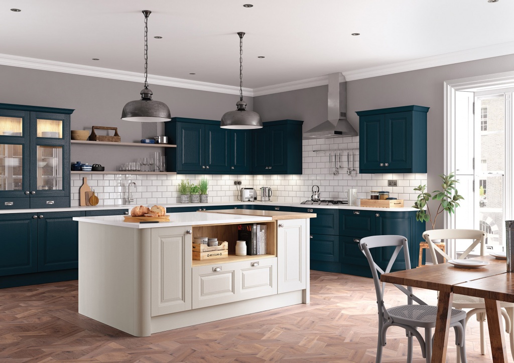 Jefferson Shell and Marine Painted Kitchen