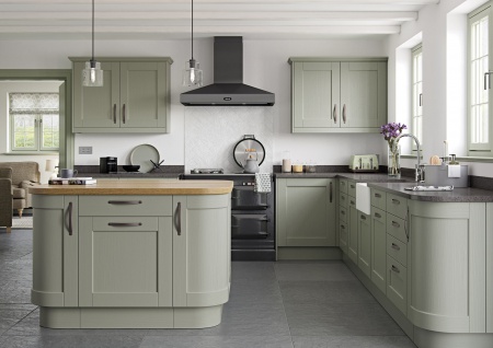 Kensington Painted Sage Green Kitchen