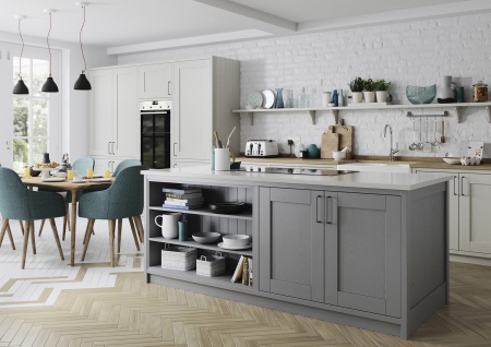 Madison Light Grey and Dust Grey Kitchen