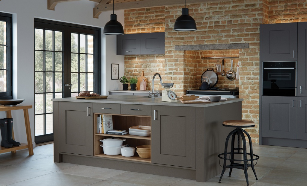 Clonmel Lava & Graphite Kitchen